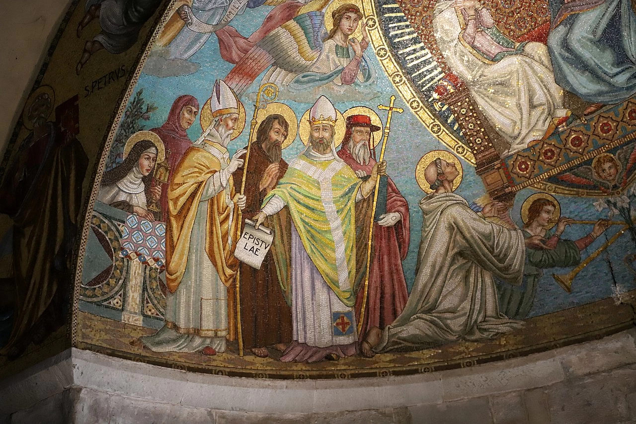Incoronazione della Vergine - Abbazia di San Gaudenzio, dettaglio 5